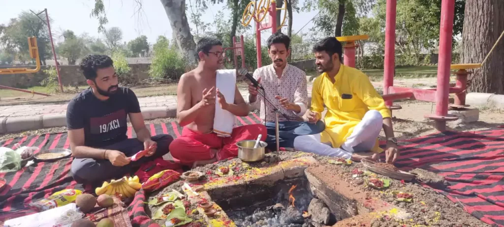 hanuman ji janamutsov, prepration and hawan